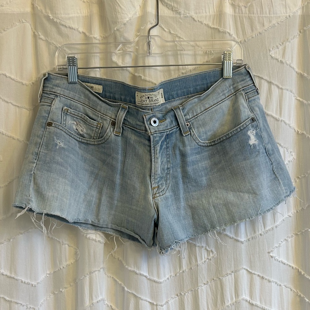 Lucky Brand Light Wash Cut Off Shorts